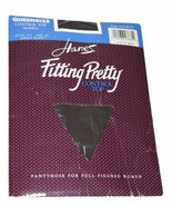 Hanes Fitting Pretty Control Top Full Figured Pantyhose #771 Barely Blac... - $6.60