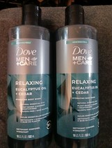 2 Pack Dove Men+Care Relaxing Body Wash, Eucalyptus Oil + Cedar, (J13) - $29.00