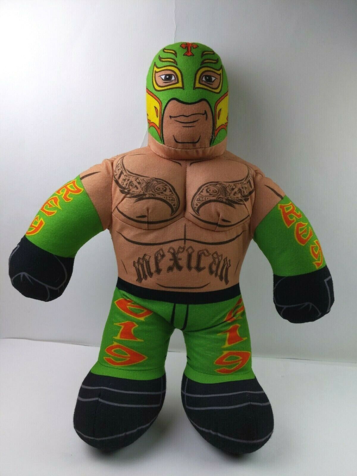 2011 WWE Rey Mysterio Plush Talking Wrestler Doll Brawlin Buddies 16 ...