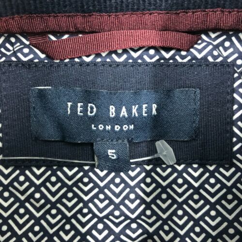 Download Ted Baker Sweatshirt Mens 5 Navy Blue 1/4 Zip Mock Neck ...