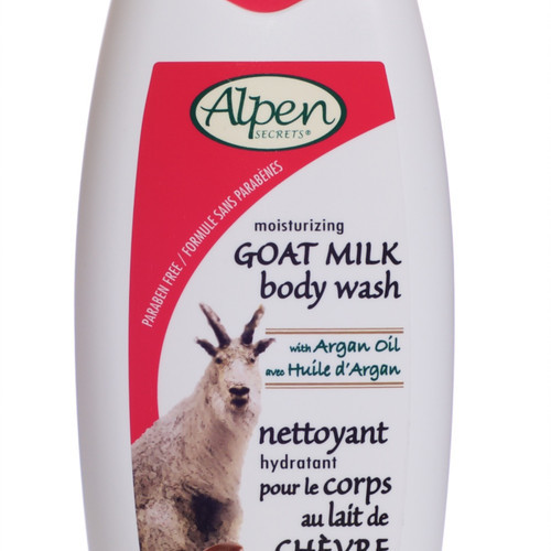 Alpen Secrets Goat Milk Body Wash with Argan Oil 4 x 500ml Canadian