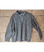 Men&#39;s Hommes 2XL BANDED 1/4 zip pullover shirt or long sleeve polyester ... - $24.99