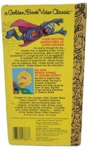 A Golden Book Video Classic FIVE SESAME STREET STORIES Grover VHS Big Bird image 2