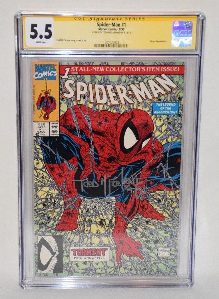 signed todd mcfarlane