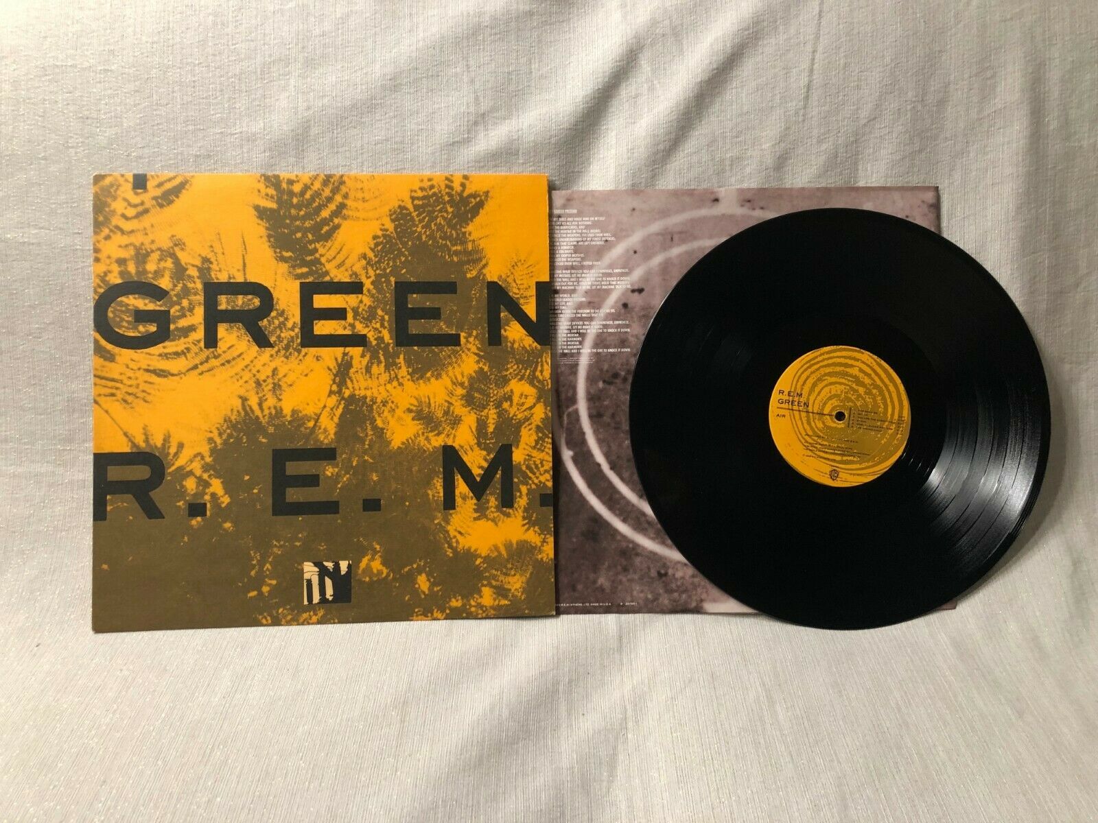 1988 REM Green LP Vinyl Album Warner Bros Records ‎1-25795 EX/VG+ - Records