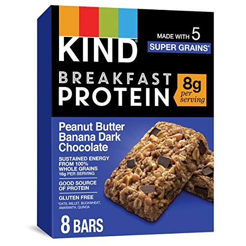 Primary image for KIND Breakfast Protein Bars, Peanut Butter Banana, Dark Chocolate 32 Bars/Order