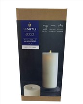 LightLi XLarge Wick to Flame Candle Touch On/Off 500+ Hours 9" High Remote image 1
