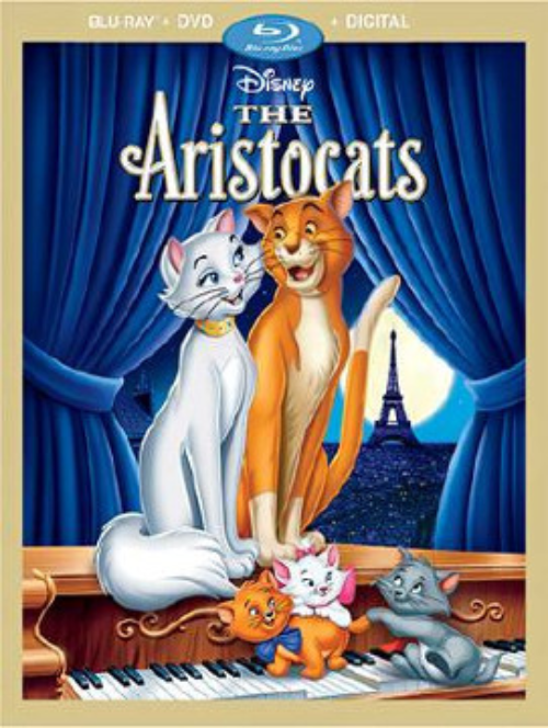 The Aristocats Disney Movie Club Exclusive Blu-ray + DVD + Digital NEW