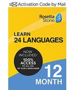 Rosetta Stone Learn Unlimited Languages|12 Months - Learn 24 Languages| ... - $64.43