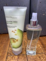 Bath & Body Works BBW Pleasures Cucumber Melon Body Splash Lotion 8 fl.oz - $24.95