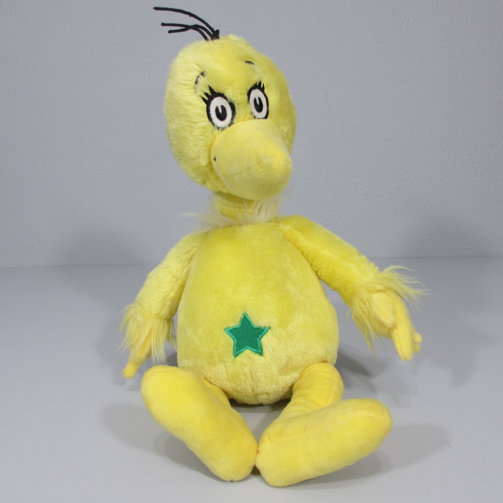 Kohl's Cares Sneetch 16 inch Plush Dr Seuss Yellow Green Star Toy - Other