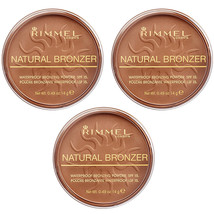 (3 Pack) NEW Rimmel Natural Bronzer Sun Bronze 0.49 Ounces - $19.99