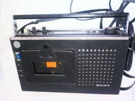 MCM Sony CF-350 FM/AM Cassette-Corder AC/DC Case/Papers/Manual (1975) Work - $215.04