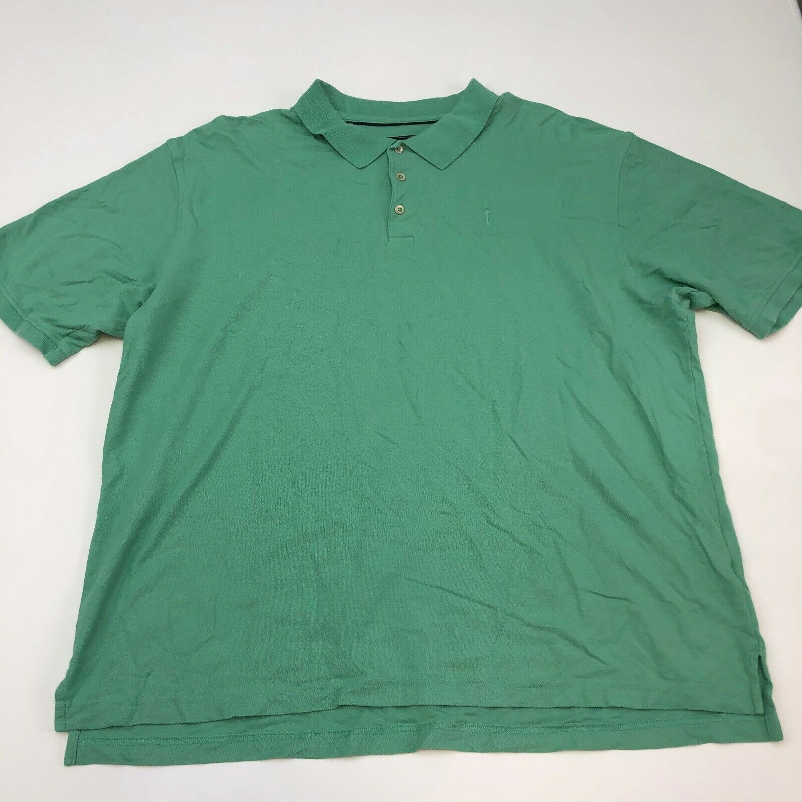 Lanesboro Polo Shirt Mens XXL Teal Short Sleeve Casual Golf Pima Cotton ...