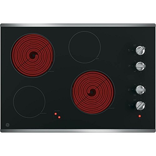 GE JP3030SJSS 30 Inch Smoothtop Electric Cooktop with 4 Radiant