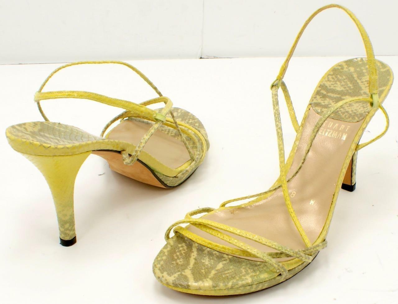 stuart weitzman snake heels