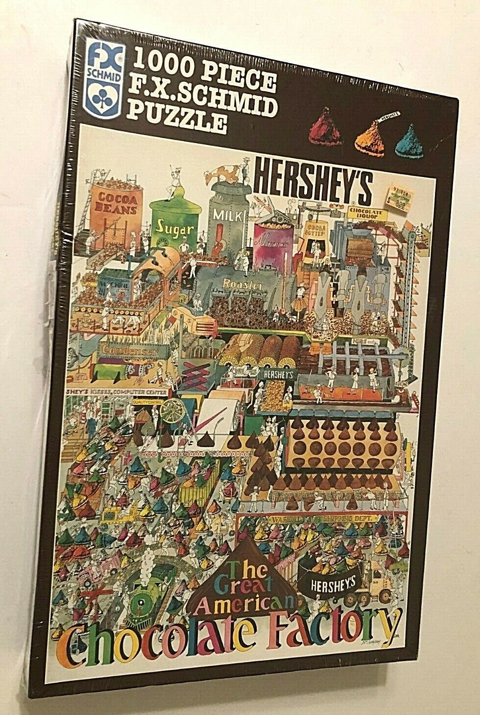 Primary image for 1991 F.X. Schmid Hershey's Great American Chocolate Factory 1000 Jigsaw Puzzle