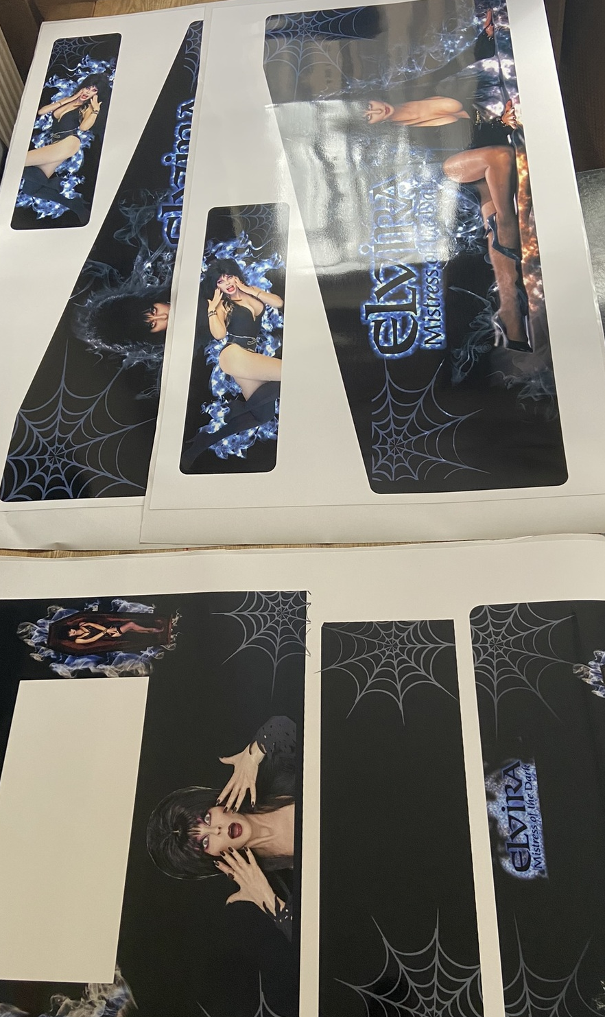 ELVIRA Atgames Legends Pinball Design Decal Virtual Pinball