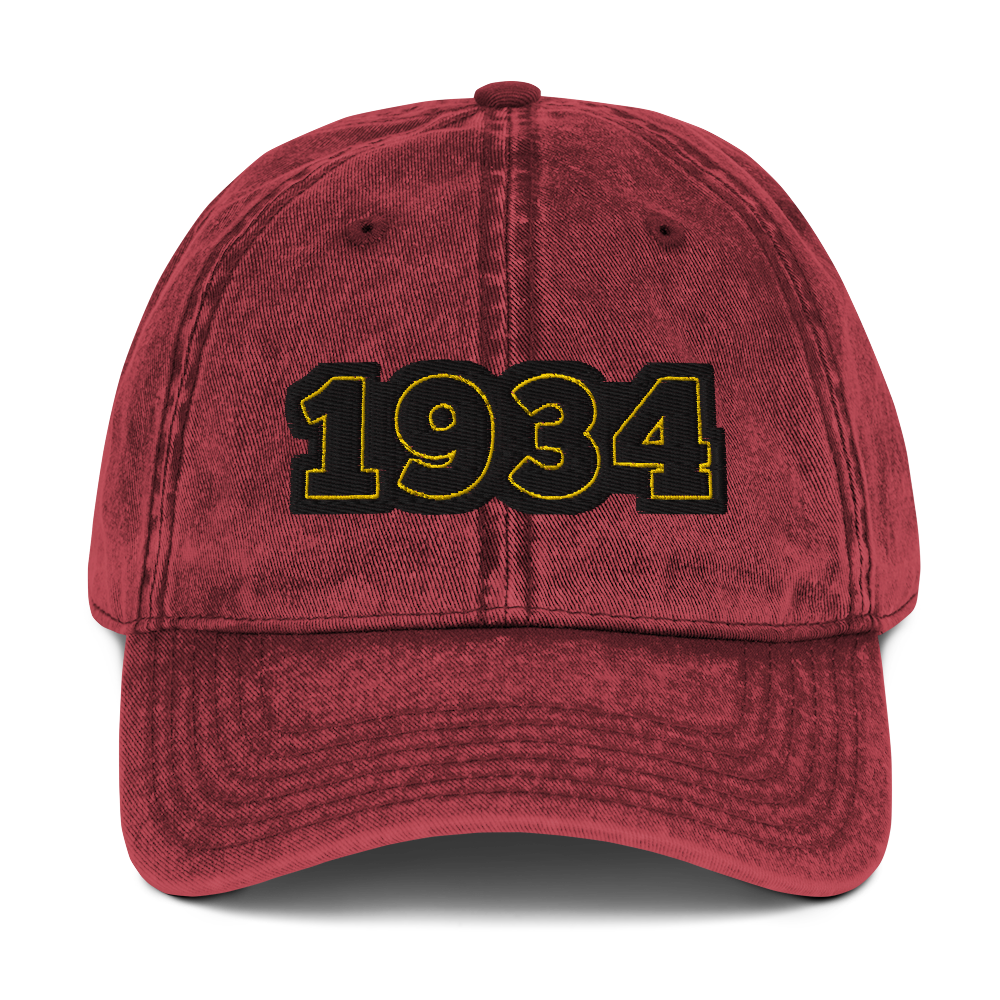 Lions hat / 1934 hat / gift hat / lions 1934 Vintage Cotton Twill Cap