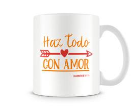 Mug with inspirational quotes in Spanish - $15.95