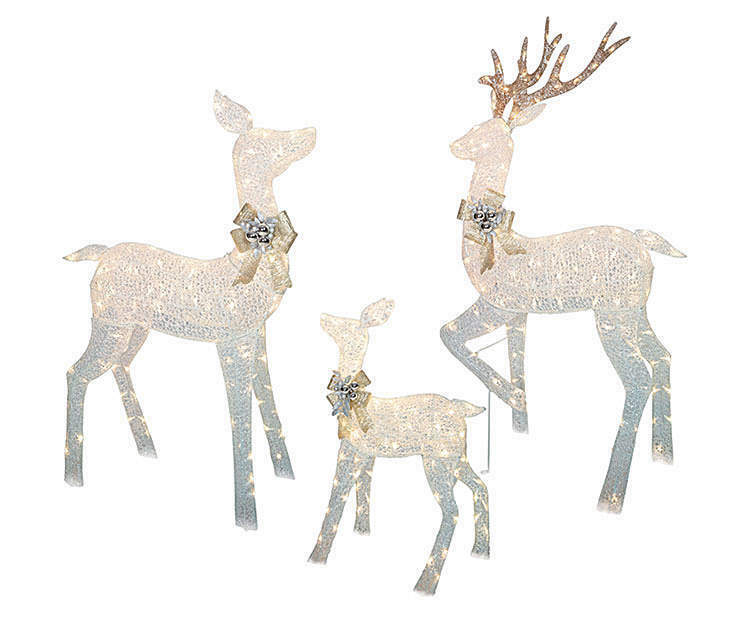 large outdoor resin reindeer