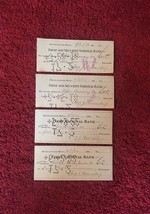 4 Mpls Brewing Co- First & Security National Bank Canceled Checks (1918/1922)