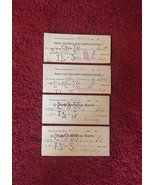 4 Mpls Brewing Co- First &amp; Security National Bank Canceled Checks (1918/... - $15.00