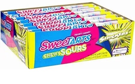 Product Of Sweetarts, Sour Chewy Candy - Rolls, Count 24 (1.65 oz ...