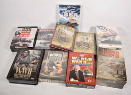 War Documentary DVD Lot WWII. Pearl Harbor, Cival WarArmy Navy History 1... - $49.50