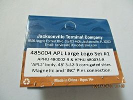 Jacksonville Terminal Company # 485004 APL Large Logo Set #1, 48' Container (N) image 4
