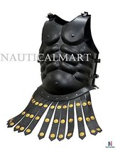 NauticalMart Medieval Muscle Armor in black - Halloween Costume