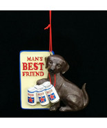 Seasons of Cannon Falls Mans Best Friend Labrador Retriever Dog w/ Beer Ornament - $19.98