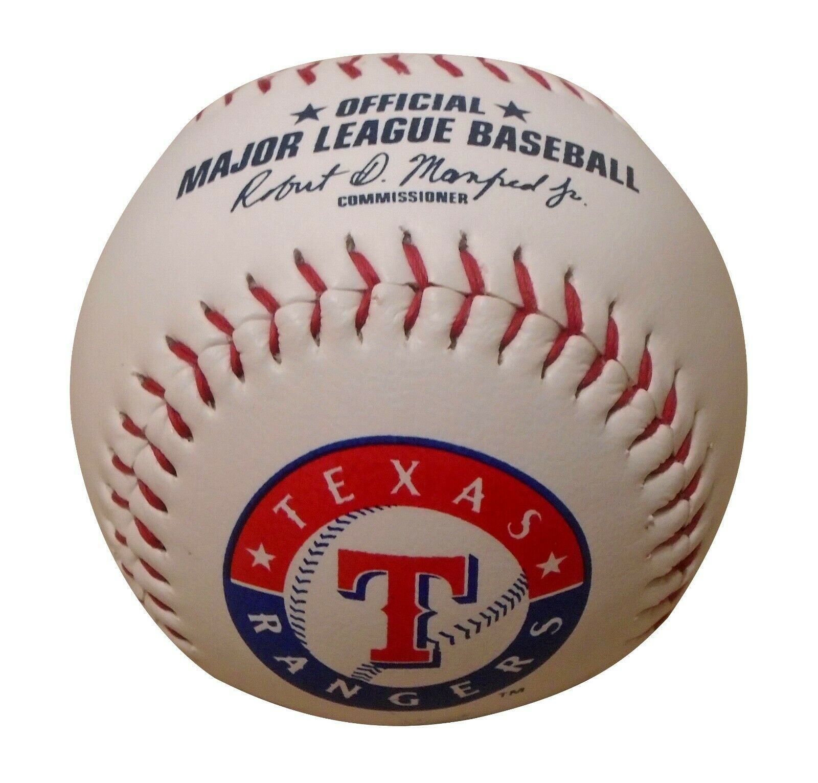 Jose Trevino Texas Rangers Signed Autographed Team Logo Baseball Proof ...