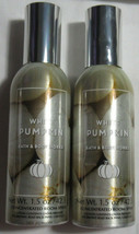 Bath & Body Works Concentrated Room Spray WHITE PUMPKIN Lot Set of 2 fall scent - $24.27