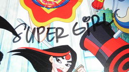 DC Superhero Girls Cast Signed Framed 16x20 Poster Display 2017 SDCC image 7