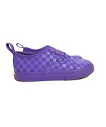 Vans Authentic Tonal Checkerboard Classic Skate Shoe Electric Purple Tod... - $44.55