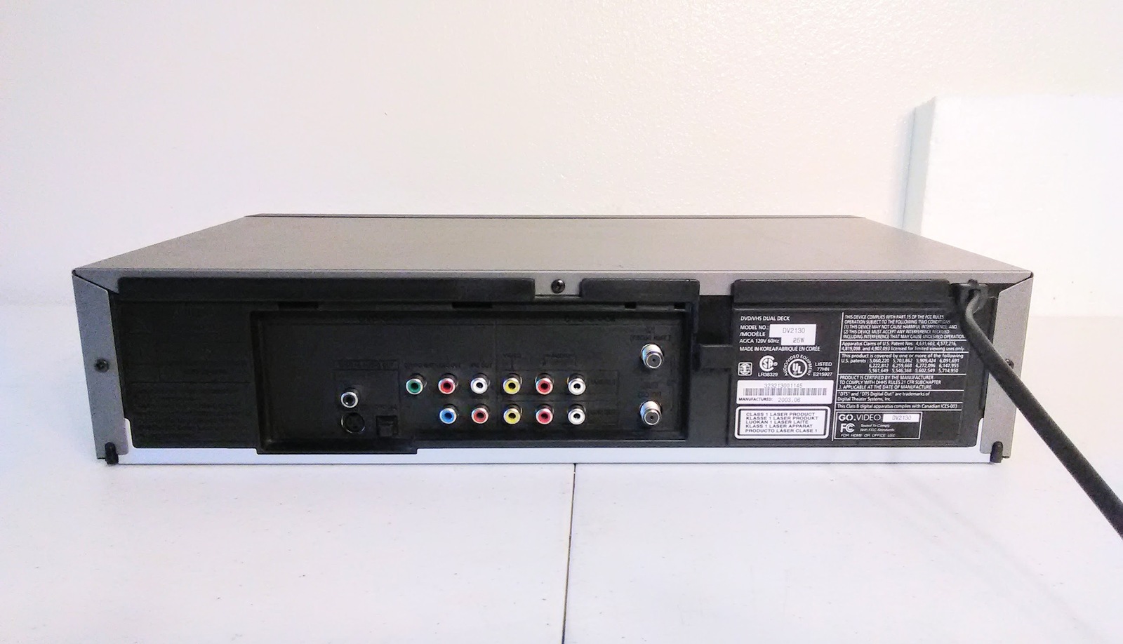 ... Go Video DV2130 DVD/VCR Combo - No Remote