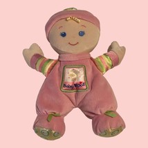 Fisher Price Pink My 1st First Doll Stuffed Plush Baby Rattle Security 2008 - $9.49