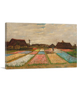 ARTCANVAS Flower Beds in Holland 1883 Canvas Art Print by Vincent Van Gogh - $43.99