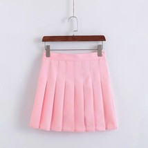 DARK GREEN Pleated Skirt Women Girls Campus Style Pleated Mini Skirt - Plus Size image 13