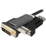 AddOn 25ft HDMI Male to Male Black Cable