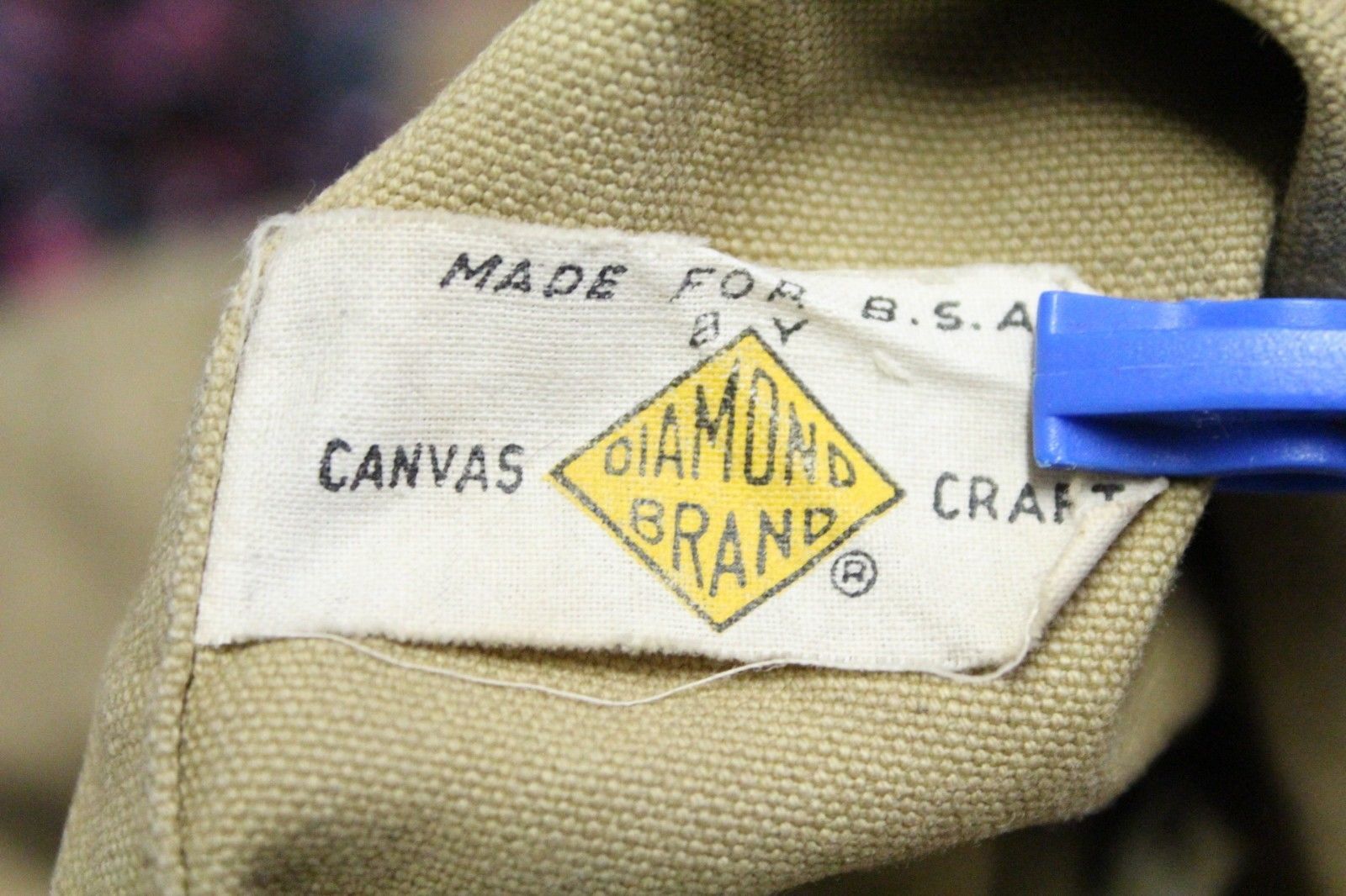 Official Boy Scouts of America 574 YUCCA PACK Canvas Backpack USED