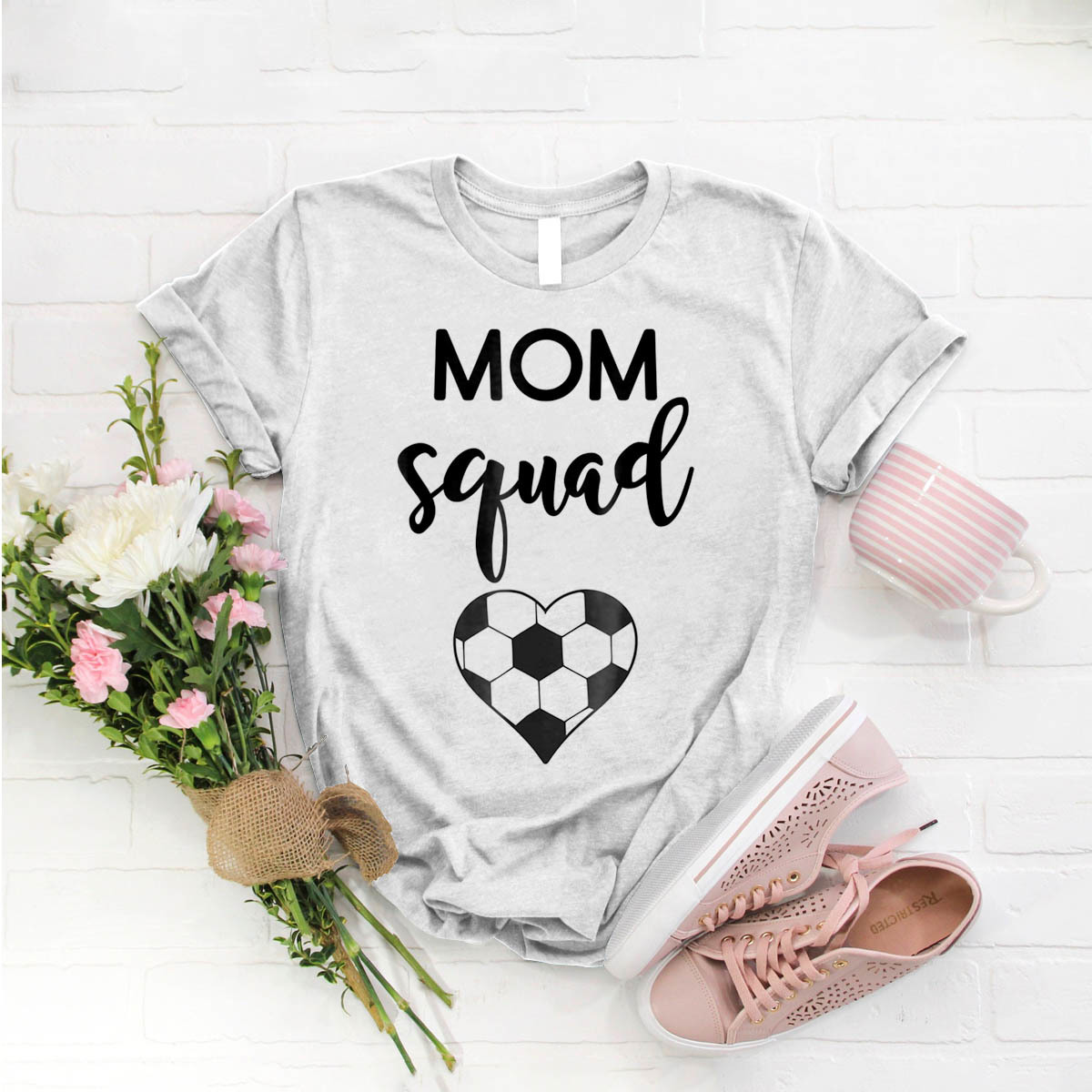 Soccer Mom Squad For Soccer Moms TShirt Ideas Birthday Gift Vintage