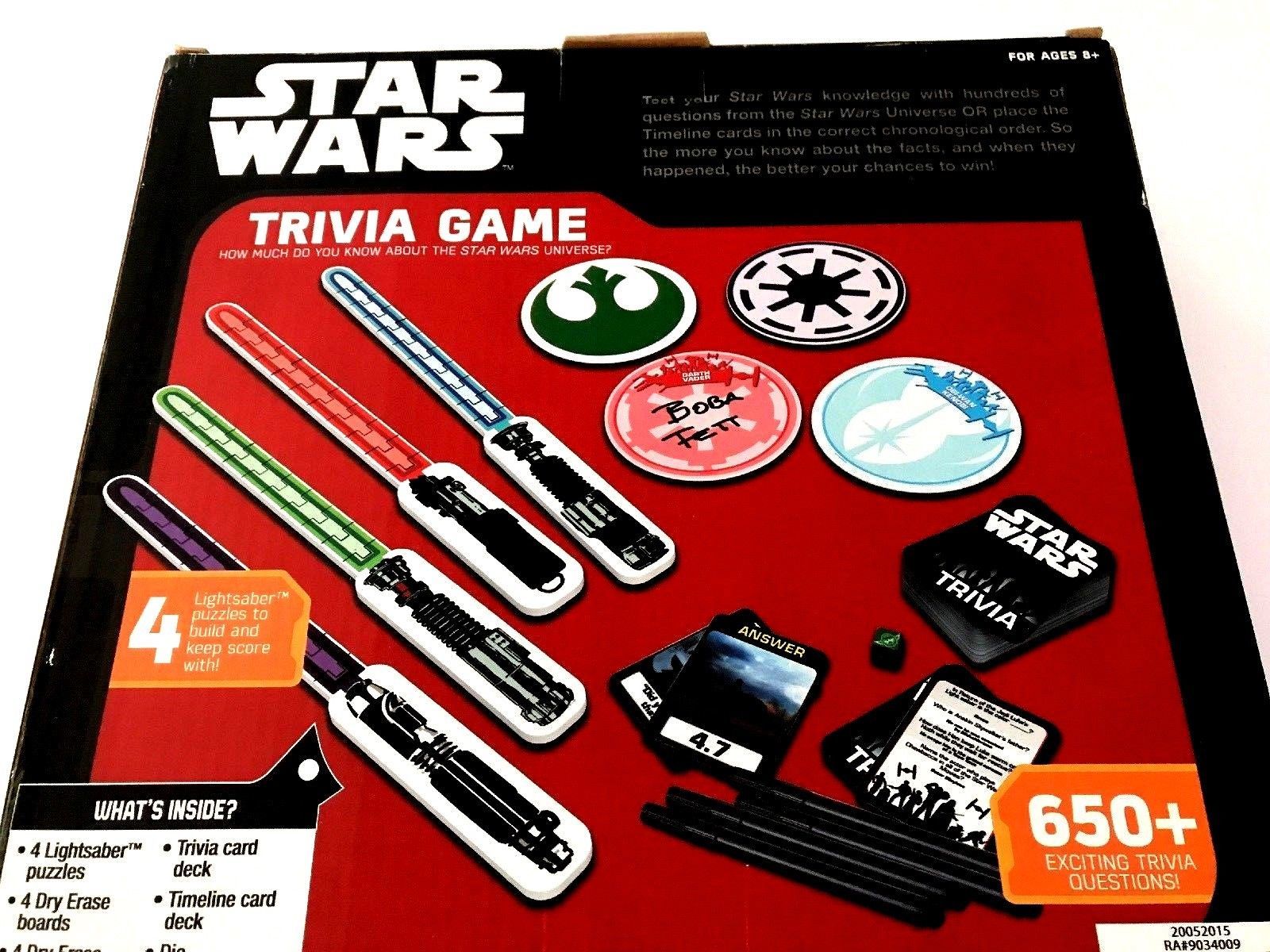 Family Fun Exciting Trivia Questions Star Wars Trivia Game 650 Contemporary Manufacture Toys Hobbies Japengenharia Com Br