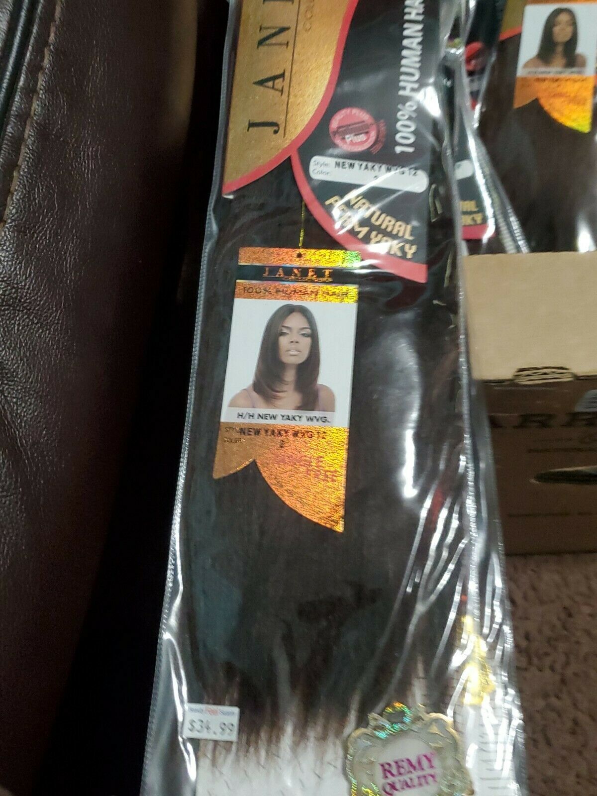 Collection 100 Human Hair New Perm Yaky WVG 12” Color 2 Hair