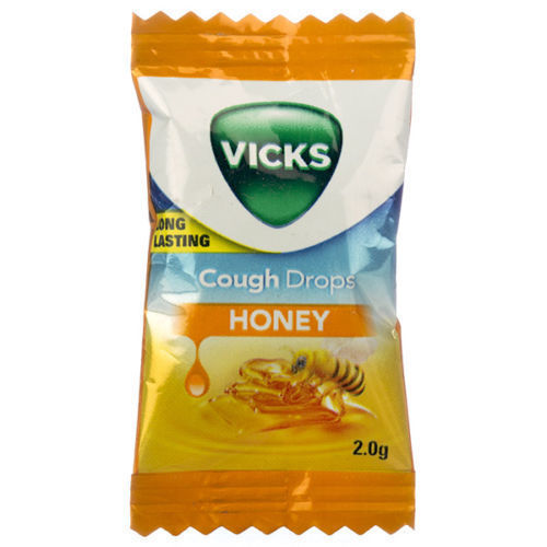 Candy Vicks Honey Cough Drops 100pc Chocolate