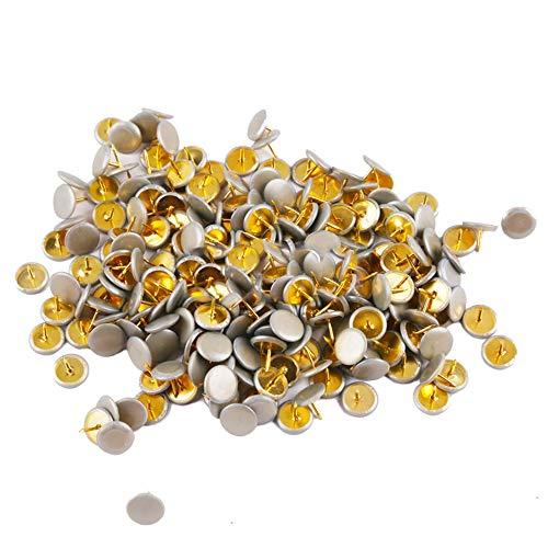 Ornerx Flat Push Pins Decorative Thumbtacks for Cork Grey 200 Count ...