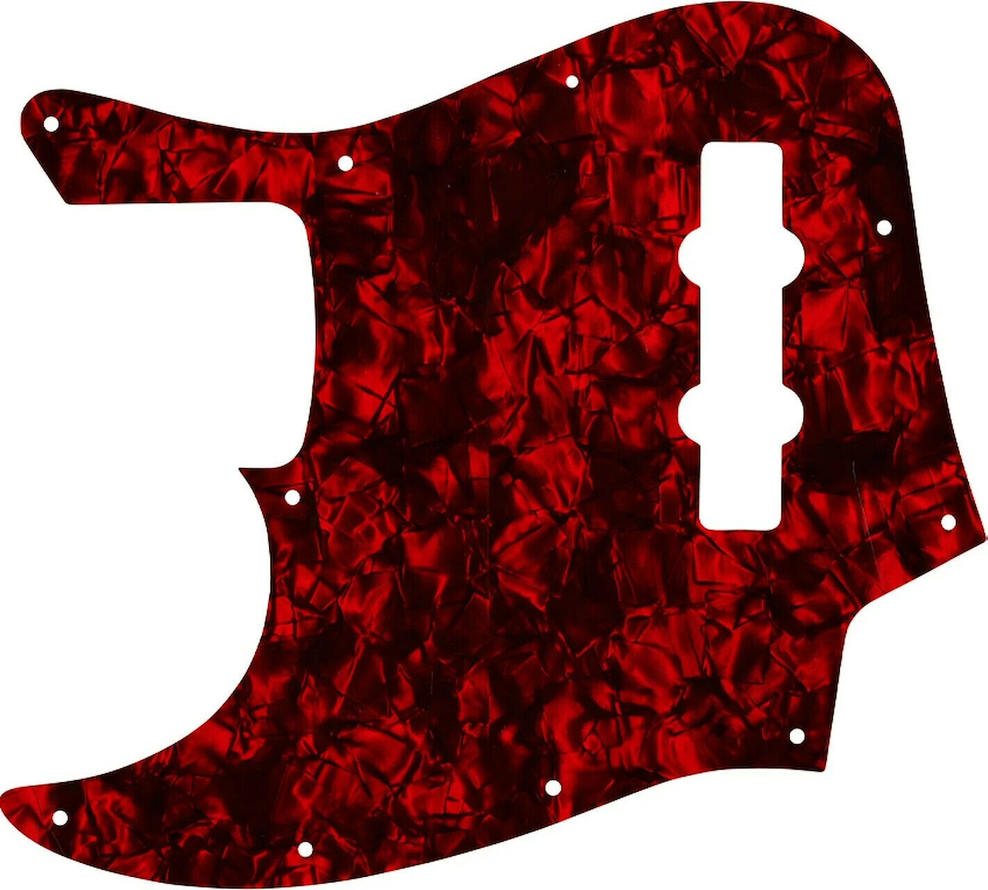 WD Custom Pickguard For Left Hand Fender Made In Mexico Jazz Bass #28DRP Dark...
