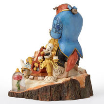 Disney Beauty & Beast Figurine Jim Shore "Carved By Heart" 7.75" High Fairy Tale image 6