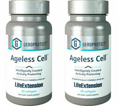 2 Pack Life Extension Geroprotect Ageless Cell N Acetyl Cysteine Supplement 30ct - $54.35